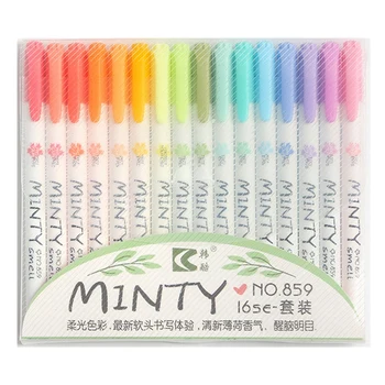 

HK 859 Color Highlighter Pen Set, 16 Color Marker Highlighter Pen Set Is Suitable for School, Home, Office