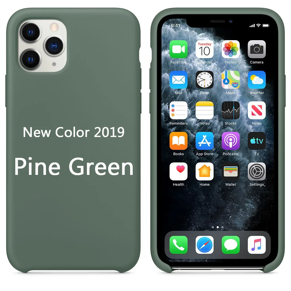 

Luxury silicone case for Apple iPhone 11 Pro XS Max XR X 2019 back cover for iPhone 7 8 6 6S Plus 5 5S SE case