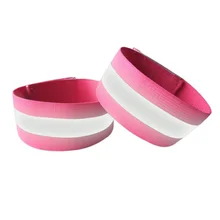 Наружная безопасная отражательная полоса на руку ремень спортивный велосипед ночной бег велосипед светоотражающий материал ремень