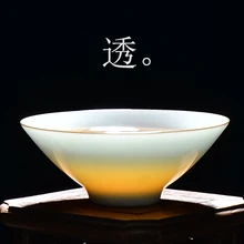 Цзиндэчжэнь украшения дома аксессуары Современный японский стиль ручной работы кухня хризантемы чайные чашки и блюдца чайные чашки