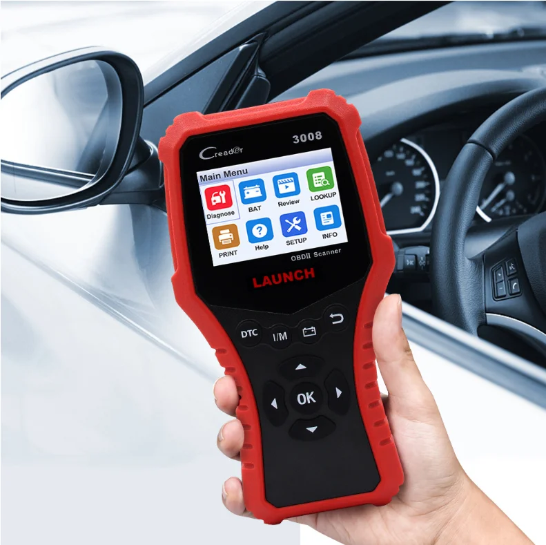 LAUNCH CR3008 OBD2 считыватель кода двигателя Creader 3008 инструмент сканирования