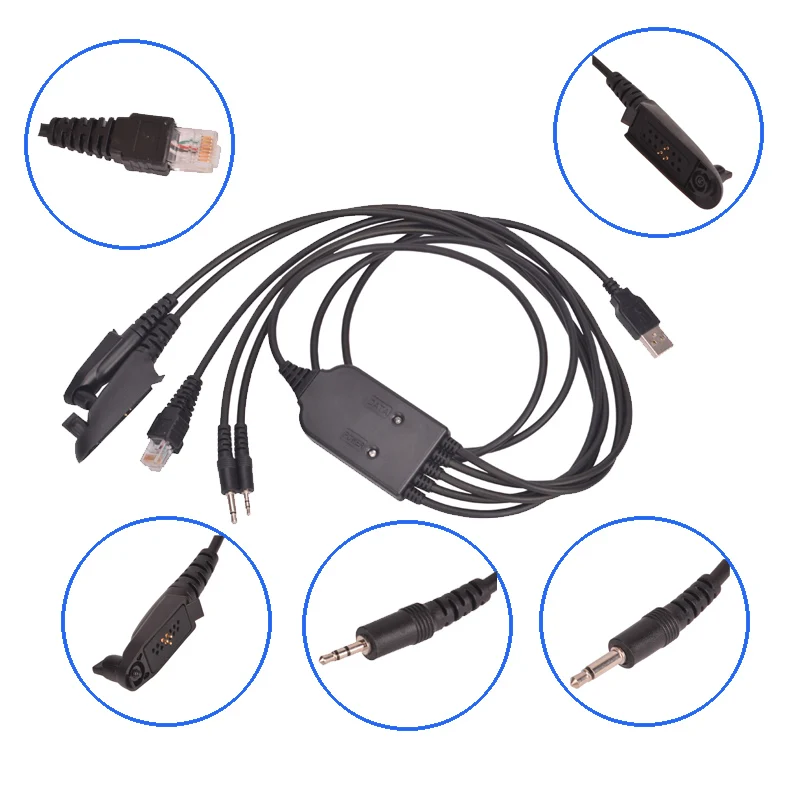 5 в 1 RIBless USB программирования кабель для Motorola PTX760 EX600 CM140 EP450 GP300