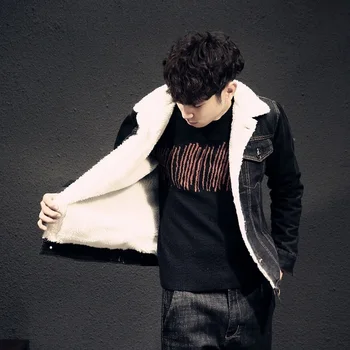 

2020 autumn and winter new lapel loose jacket loose denim jacket coat