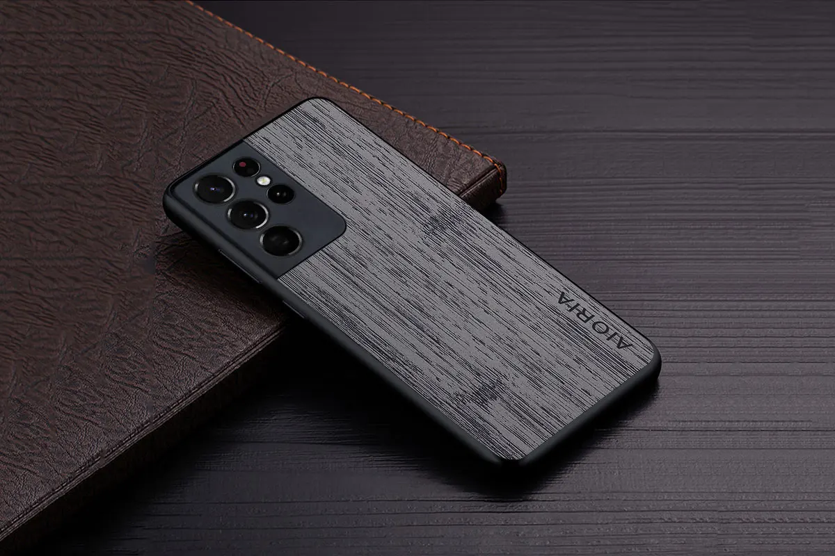Galaxy S20 FE 5G wallet Cases Case for Samsung Galaxy S21 Ultra Plus FE 5G funda bamboo wood pattern Leather cover Luxury coque for galaxy s21 ultra case capa Galaxy S20 FE 5G leather Cases