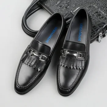 

Business Casual Shoes Ankle Men's Shoes Rubber Italian Men's Leather British Swede Leather Genuine Leather Cow Leather Oxfords