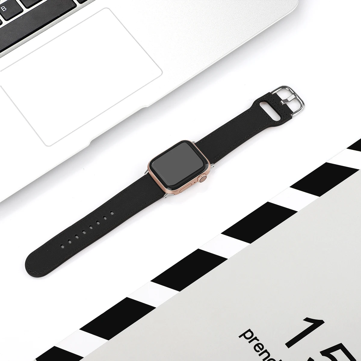 Кожаный ремешок для Apple Watch 38 мм 44 мм 40 мм 42 мм сменные ремешки из натуральной кожи для Iwatch браслет 83009