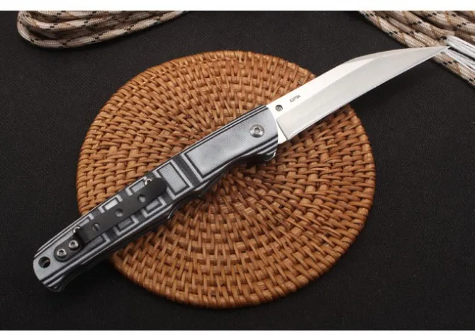 Складной нож для кемпинга 8CR18MOV лезвие из стали + G10 Карманный EDC инструмент