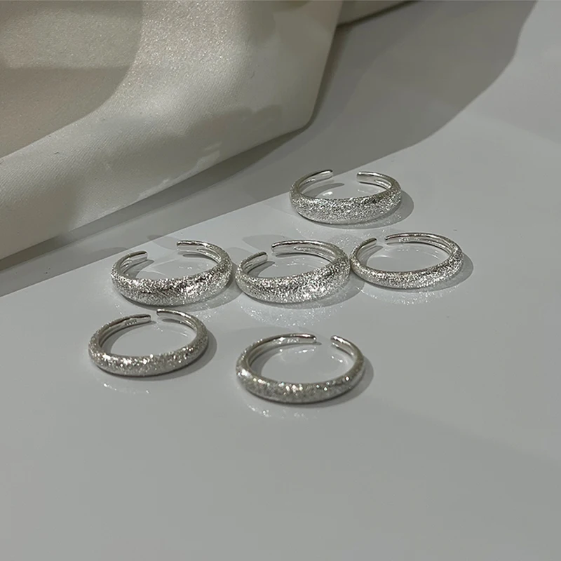 Shiny 925 Sterling Silver Index Finger Open Ring Adjustable