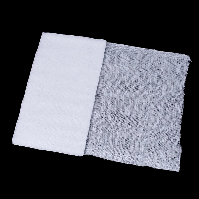 1pcs Large White Cotton Gauze Cheesecloth Fabric Reusable Muslin Cloth for  Straining, Cooking, Tofu ,Cheesemaking, Baking - AliExpress