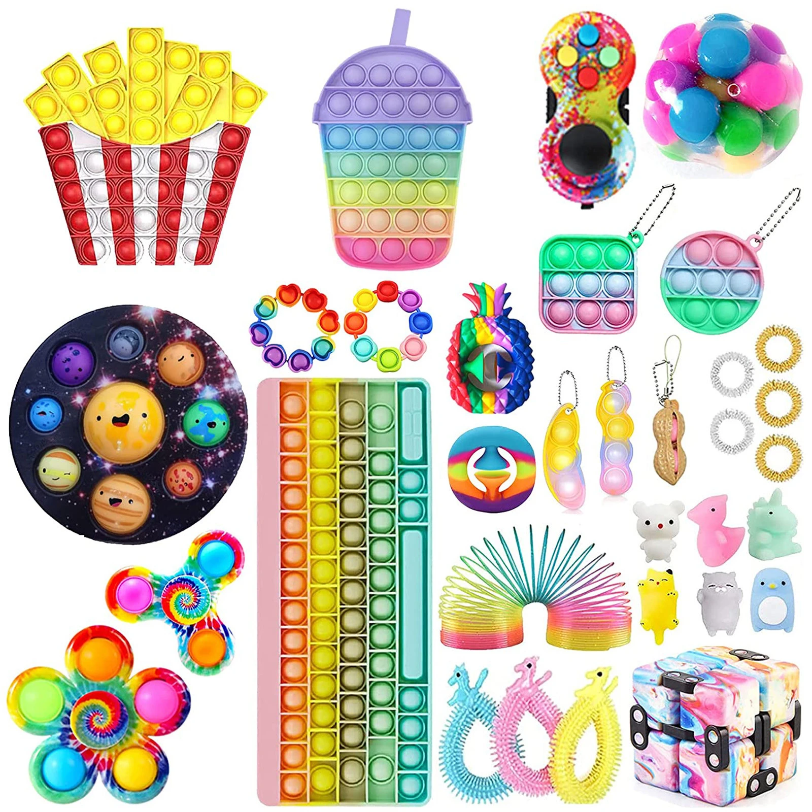 Simple Dimple Fidget Toys Kit Completo 