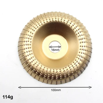 

Wood Grinding Wheel Rotary 100mm Steel For Angle Grinder Curved Work Disc Sanding Wood Carving Abrasive Disc Diameter Hand Tool