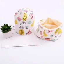 Детские Шарфы шапки, комплекты осенне-зимней одежды для мальчиков и девочек, теплые шапочки с помпонами и воротником, модный шарф для маленьких детей