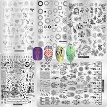 

Nail Art Stamping Plates +++ Animals Flowers Design Nail Image Stamp Plates Manicure Templates Nail Art Tools