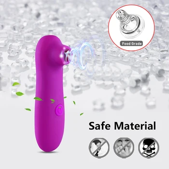 Oral Clit Sucker Vibrator G Spot Clitoris Stimulator Massager Dildo Tongue Female Masturbator Erotic Adult Sex Toys for Women 6