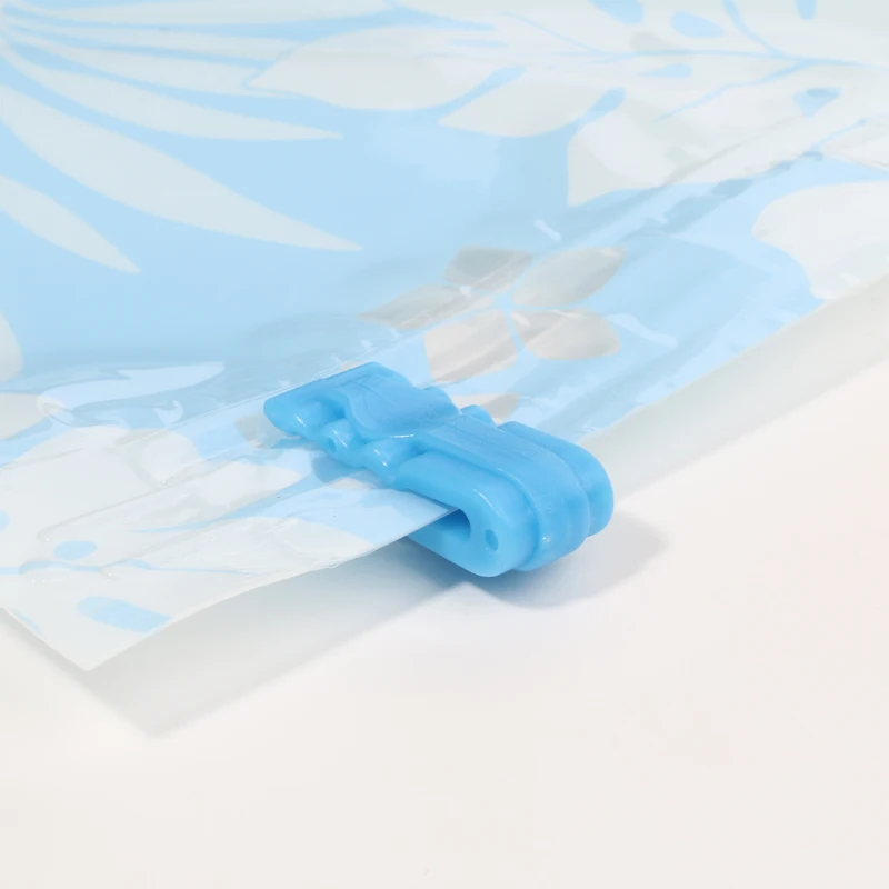 Tanie Do oszczędzenia miejsca Premium wielokrotnego użytku próżniowe torebki do przechowywania zaoszczędź 75% więcej przestrzeń magazynowa podwójna uszczelka z zamkiem błyskawicznym i pompa ręczna z zaworem przeciekowym w zestawie