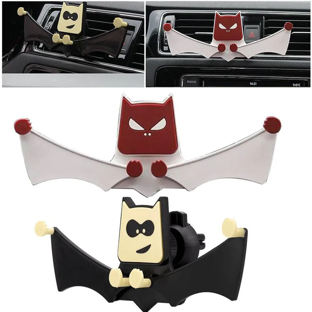 

Car Phone Holder GPS Navigation Dashboard Bat Shape Phone Holder In Car For Universal Mobile Phone Clip Mount Stand Bracket