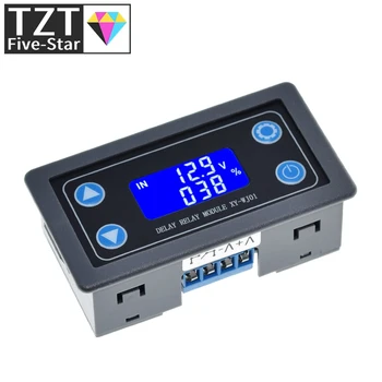 

DC12V LED Digital Time Delay Relay Module Programmable Timer Relay Control Switch Timing Trigger Cycle with Case for Indoor