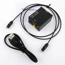 Digital Optical Coaxial Toslink Signal to Analog Audio Converter Adapter RCA Digital To Analog Audio Converter EU US Adapter usb Digital Optical Coaxial Toslink Signal to Analog Audio Converter Adapter RCA Digital To Analog Audio Converter EU US Adapter usb