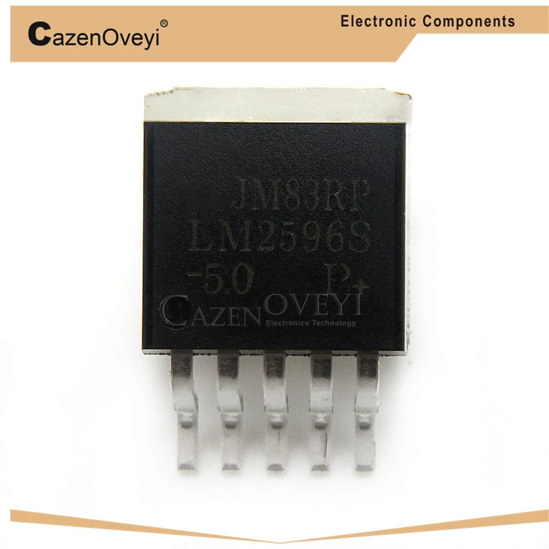 10 Pz/Lotto Lm2596S-5.0 Lm2596S 5.0 Lm2596 To-263-5 In Magazzino