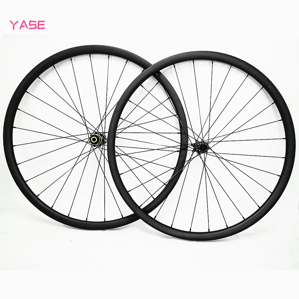 

27.5er mtb disc carbon wheels 27.5 wheelset 38.5x28mm asymmetry tubeless NOVATEC D411SB D412SB 100x15 142x12 carbon wheelset