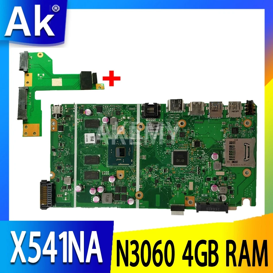 Akemy для ASUS VivoBook Max X541NA-PD1003Y материнская плата ноутбука X541NA X541N тест материнской