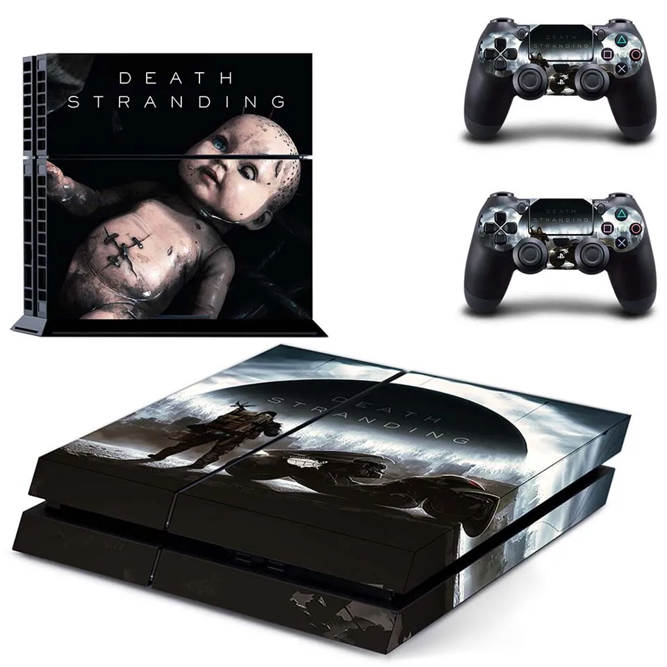 Все тело виниловые наклейки на кожу наклейка крышка для PS4 консоли и 2 шт. контроллеры Скины смерти Stranding - Цвет: GYTM2639