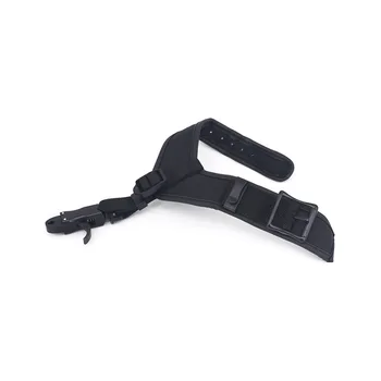 

Black Release Aid Alloy Cloth Accessories Adjustable Caliper Buckle Strap