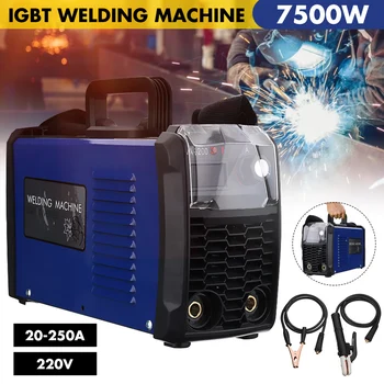 Cheap Professional 9.5KVA DC Inverter ARC Welder 220V IGBT MMA Welding Machine 200/250 Amp For Home Beginner Lightweight Efficient