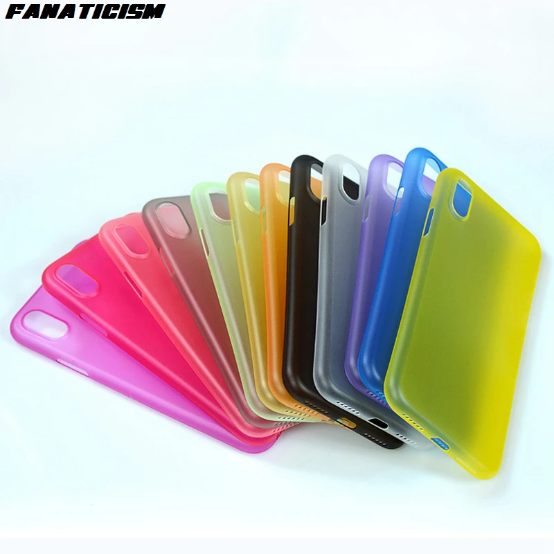 US $323.00 1000pcs Luxury UltraThin 10 Colors Matte PP Back Cover For Iphone Xs Max XR IphoneX Xs Case Frosted Transparent PP Phone Cases