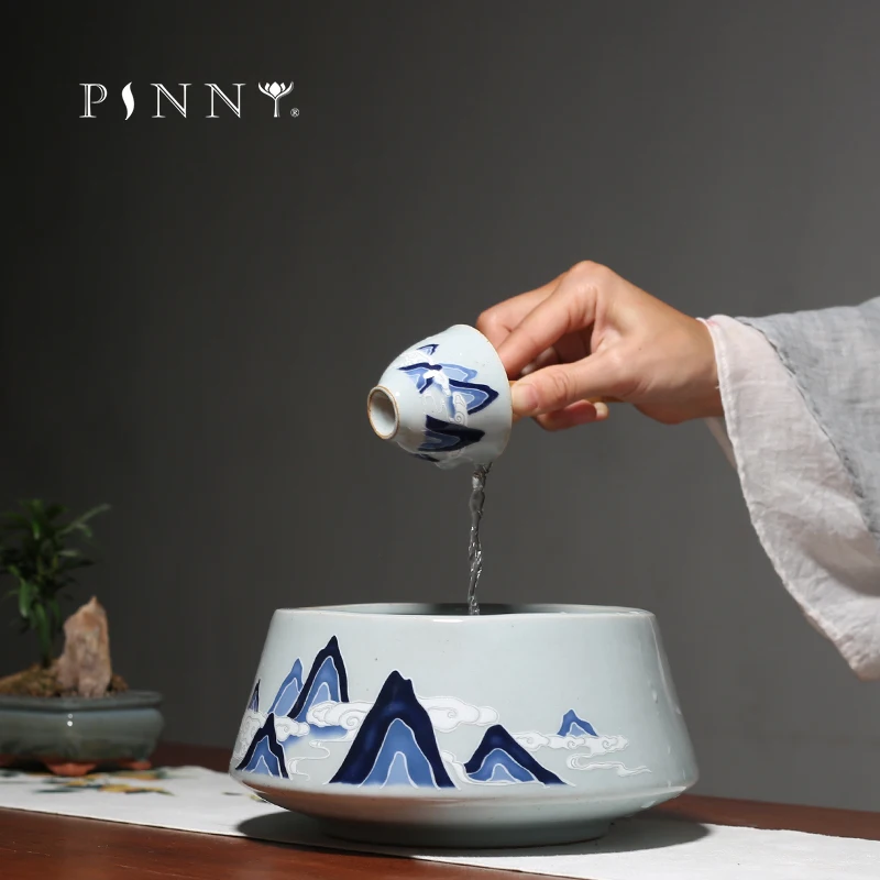 PINNY 1400 мл винтажные моющиеся чаши для чая в стиле ретро китайские керамические