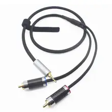 2 5mm Balanced to RCA Balanced Headphone Audio Headphone Adapter 8 Core Silver Plated Cable 2 5mm to 2 RCA 60cm