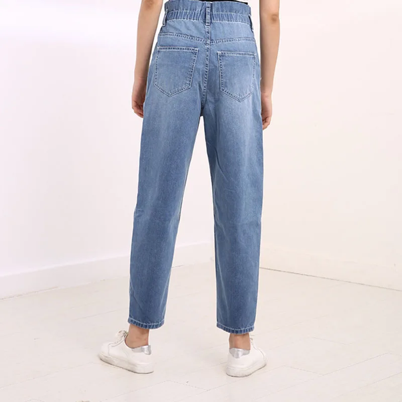 

Women Jeans Vintage High Waist Jeans Boyfriends Mom Jeans Washed harem pants