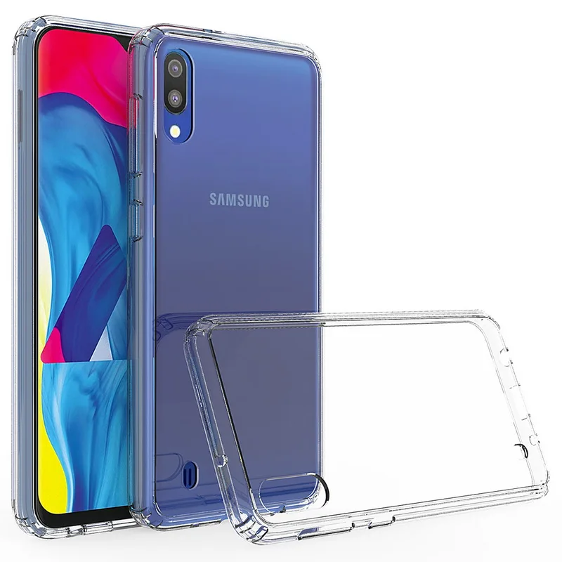1 Для samsung Galaxy M20 M30 прозрачный Чехол ударопрочный ТПУ+ твердая акриловая задняя крышка M 20 M 30 Защитные чехлы для телефона ракушки - Цвет: 1