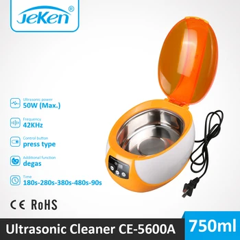 

Jeken Digital Ultrasonic Cleaner Factory CE-5600A Washing Machine Mini Portable For Jewelry Bottles Denture Dental Laboratory