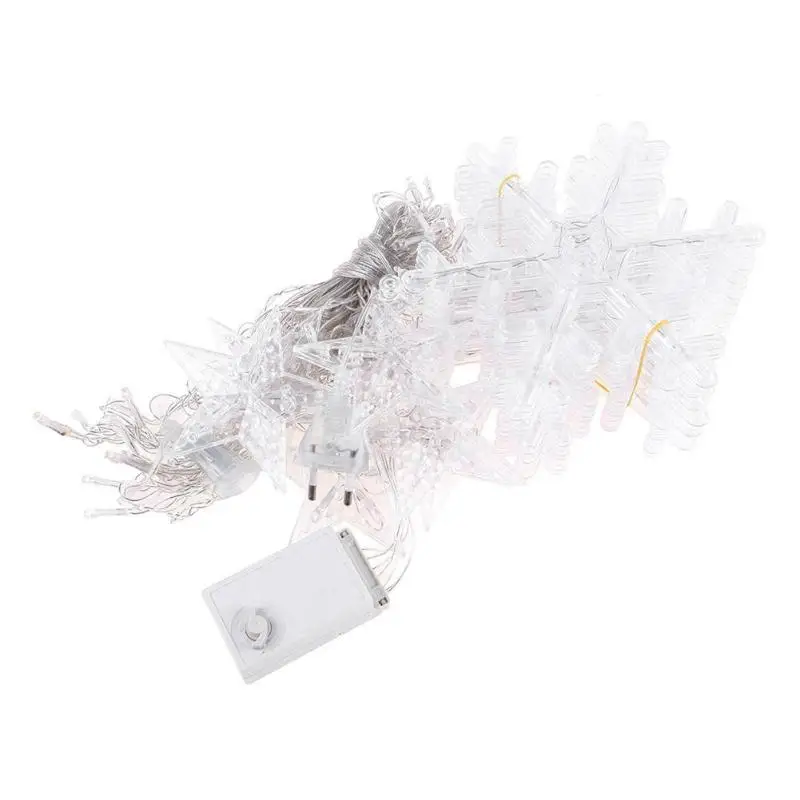 LED Fairy Garland String Lights 5m 138LED Love Heart Snowflake Fairy String Light Christmas Decorative Lamp Home Decoration