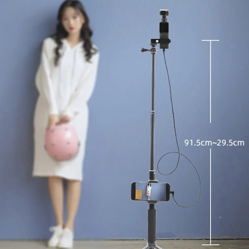 

Phone Mount Module Extension Pole Rod Selfie Stick for FIMI PALM Pocket Gimbal Stabilizer Cable for Type-c IOS Android Accessory