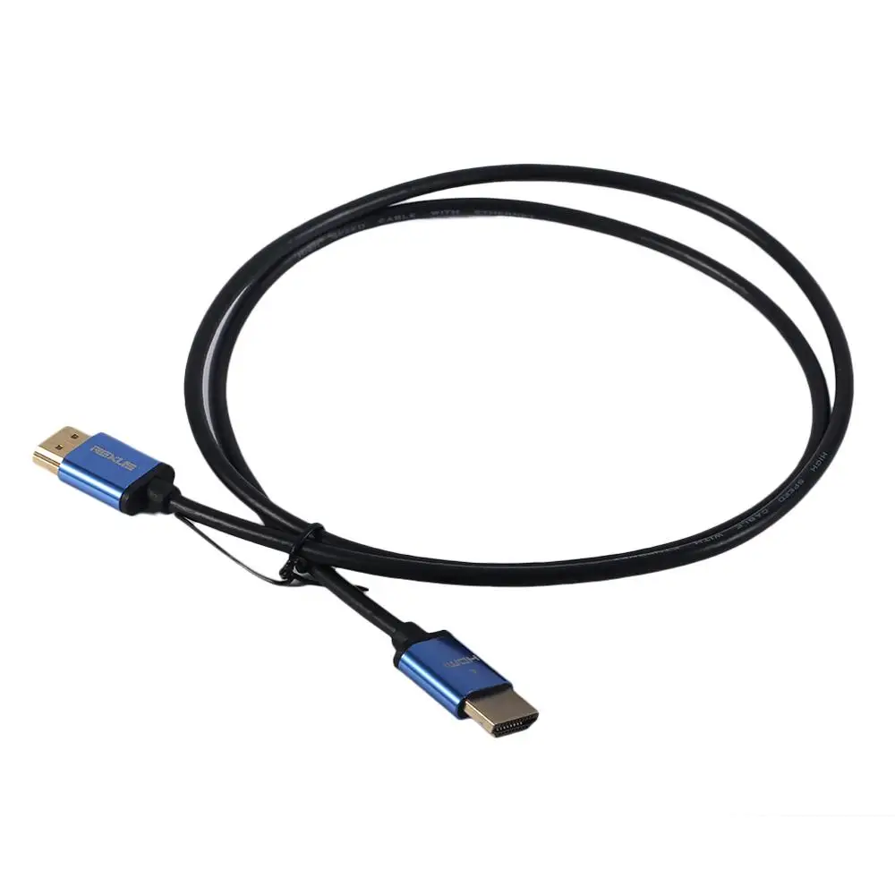 1 м/3 м/5 м/10 м супер длинный алюминиевый сплав HDMI кабель папа-папа супер высокоскоростной HDMI кабель Ethernet 3D 4K черный