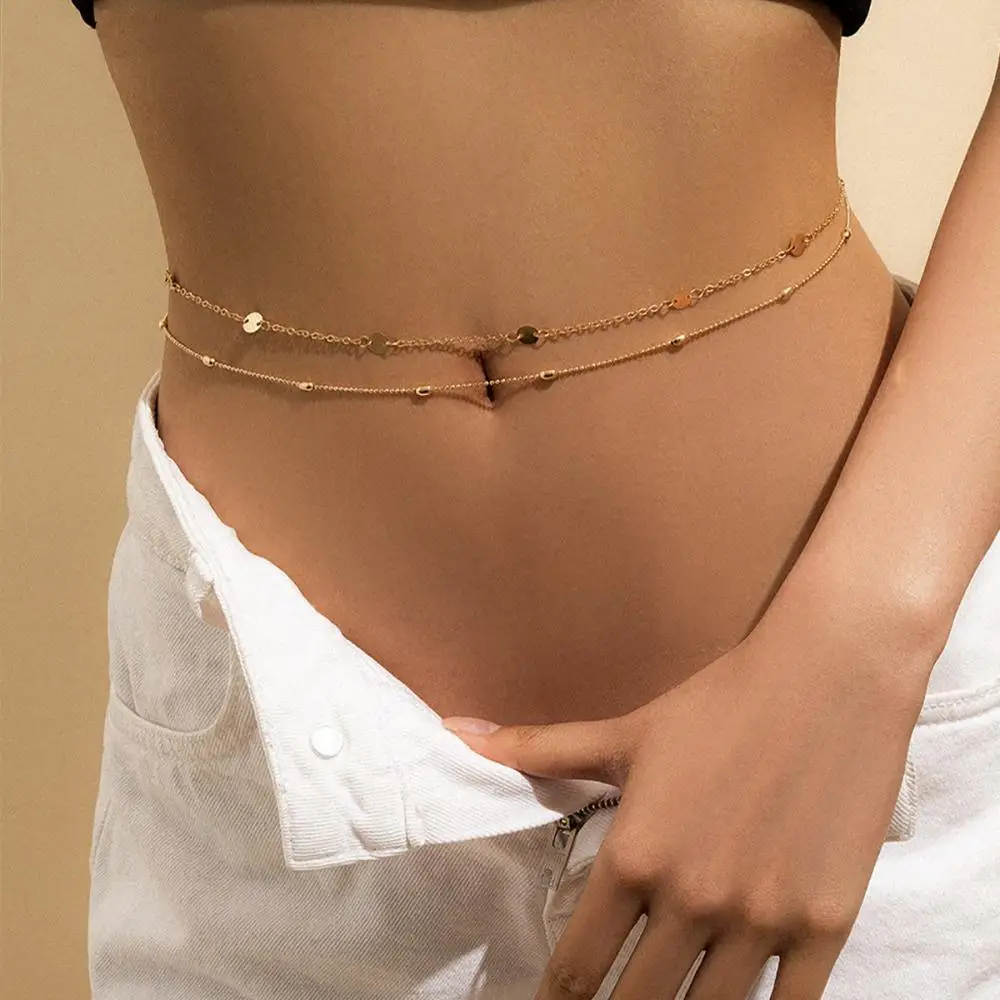 Gold Body Chain / Body Chain Necklace / Body Jewelry / Body 