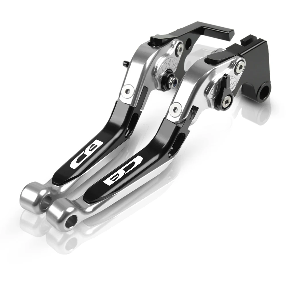 Для honda CB600F CB 600F CB 600 F 2007-2013 2012 2011 2010 с логотипом регулируемые складные расширенные рычаги тормозного сцепления для мотоцикла - Цвет: BKSLBKSL