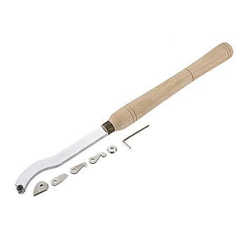 Online DANIU Woodworking Multifunction Wood Lathe Hollowing Tool System With 6pcs Insets Wood Turning Tool Hollowing Chisel