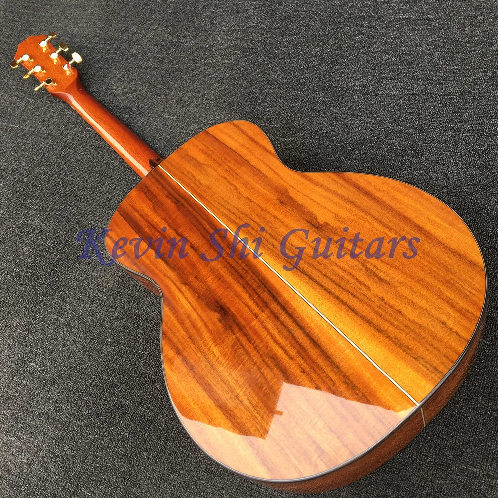 4" подлокотник K24c Акустическая гитара sunburst KOA K24ce электрическая акустическая гитара с полуразрезом электрическая акустическая