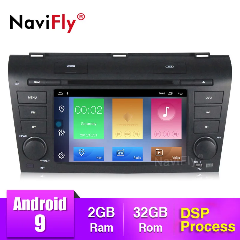 #*Cheap 2Din Android 9.0 Car Multimedia Radio Player For Mazda3 2004 2009 with gps navigator wifi DVR Autoradio free shipping
