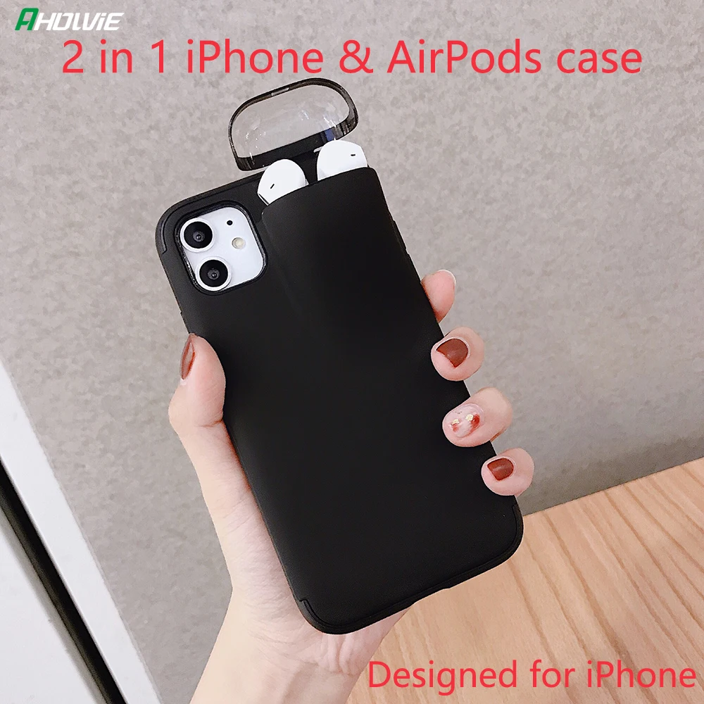 Чехол для телефона Apple iPhone 11 Pro Max XR XS 6 6s 7 8 Plus защитный чехол держатель наушников