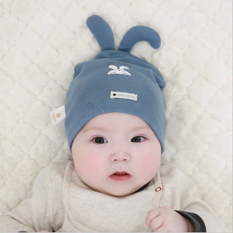 

Cute Baby Boy Girl Autumn Winter Home Outdoor Hat Cotton Soft Warm Kid Hat Lovely Rabbit All Match Baby Hat