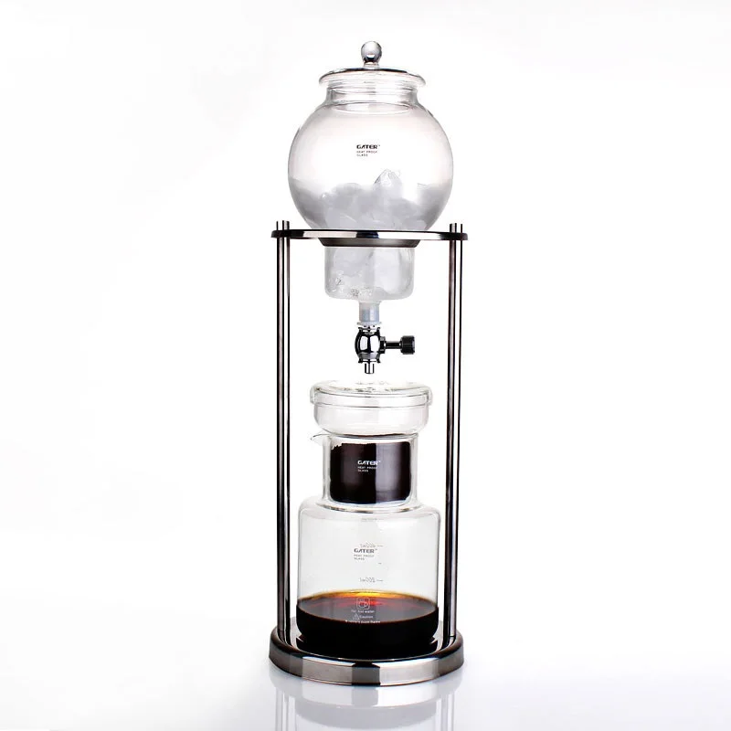 600ml GATER, 600 мл, 1000 мл, капельная Кофеварка, многоразовый стеклянный фильтр, инструменты для эспрессо, кофейная капельница, горшок для холодного приготовления льда, кофейная машина - Цвет: 600ml