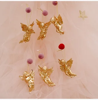 

6pcs Christmas Bell Pendants Tree Decoration Hanging Ornaments Crafts Gifts Xmas New Year Party Wedding Home Decor 63173