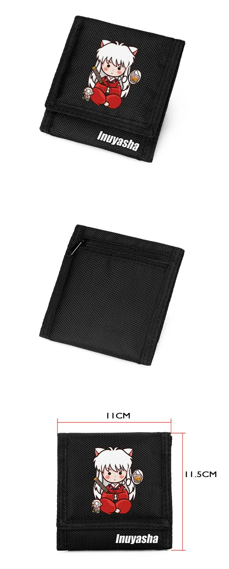 Японское аниме инуяся кошелек подарки для мальчиков и девочек Trifold Carteira