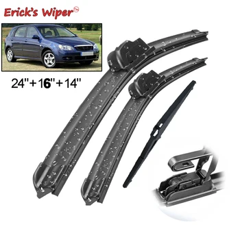 

Erick's Wiper Front & Rear Wiper Blades Set Kit For Kia Cerato Hatchback FE 2003 - 2008 Windshield Windscreen Window 24"+16"+14"