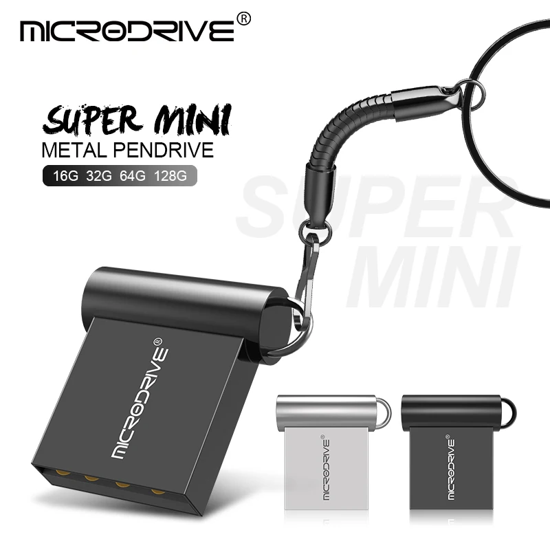 Mini USB Flash Drive Pen Drive USB 2.0 Pendrive 64GB 32GB 16GB Flash Memory Stick with Key Ring 128GB U Disk Creative gifts