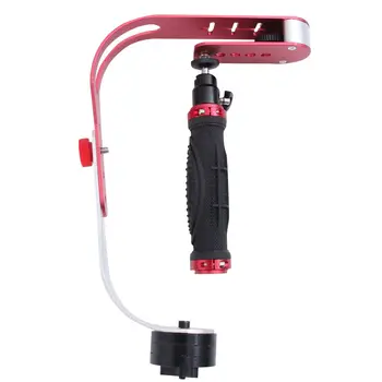 

1PC Photo Video Camera Fixing Tool Bow-type Stabilizer Camera Holder Hand-held Camera Stabilizer for DSLR DV Videos(Red)